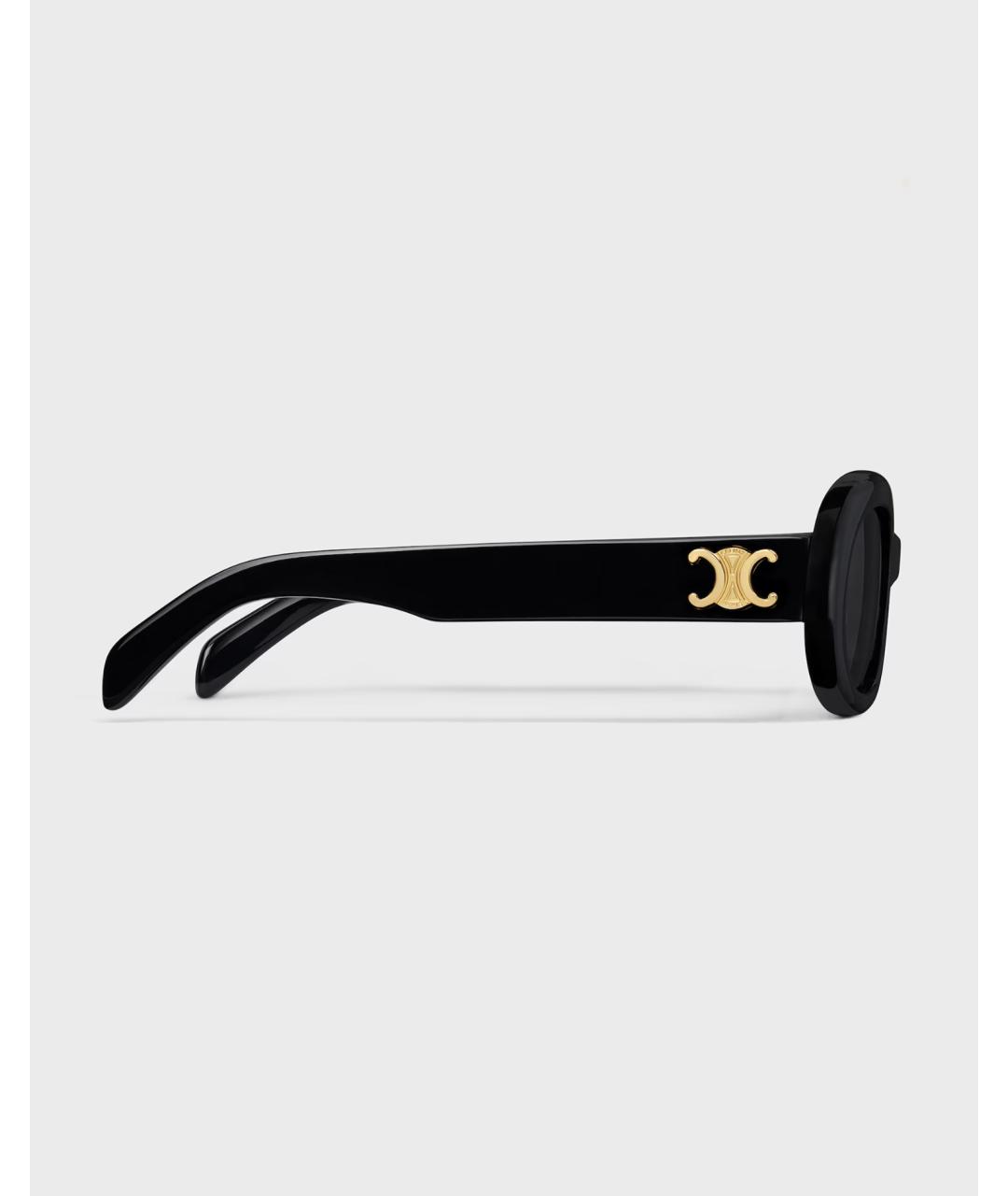 CELINE Черные пластиковые солнцезащитные очки, фото 4