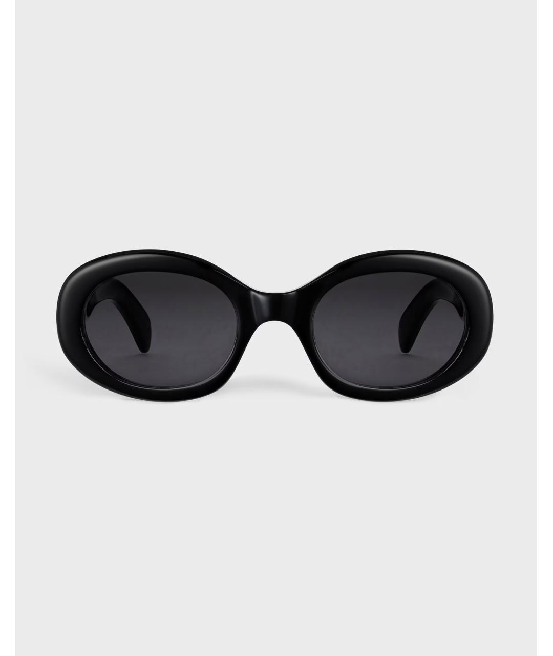 CELINE Черные пластиковые солнцезащитные очки, фото 2