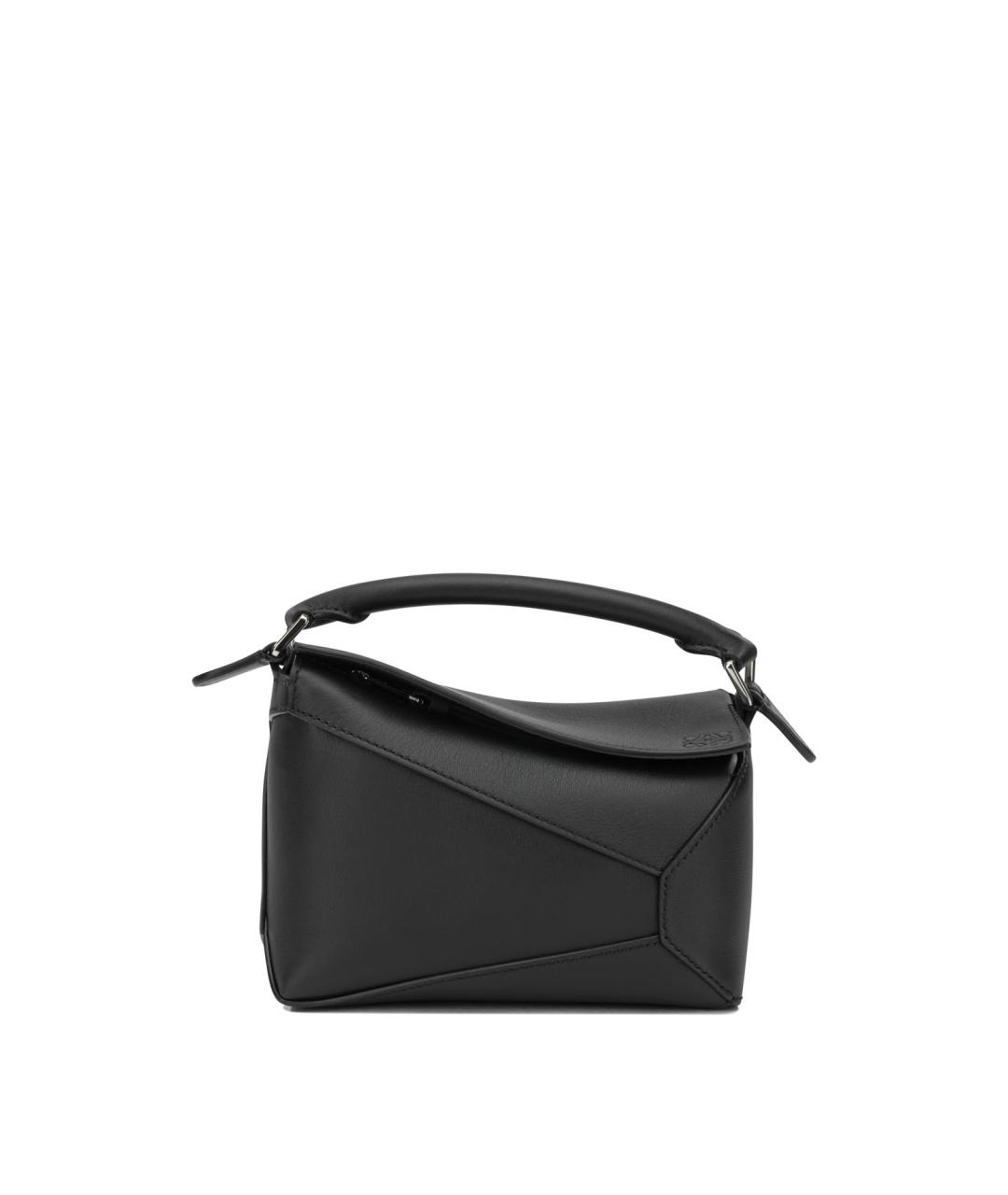 LOEWE Черная кожаная сумка через плечо, фото 6