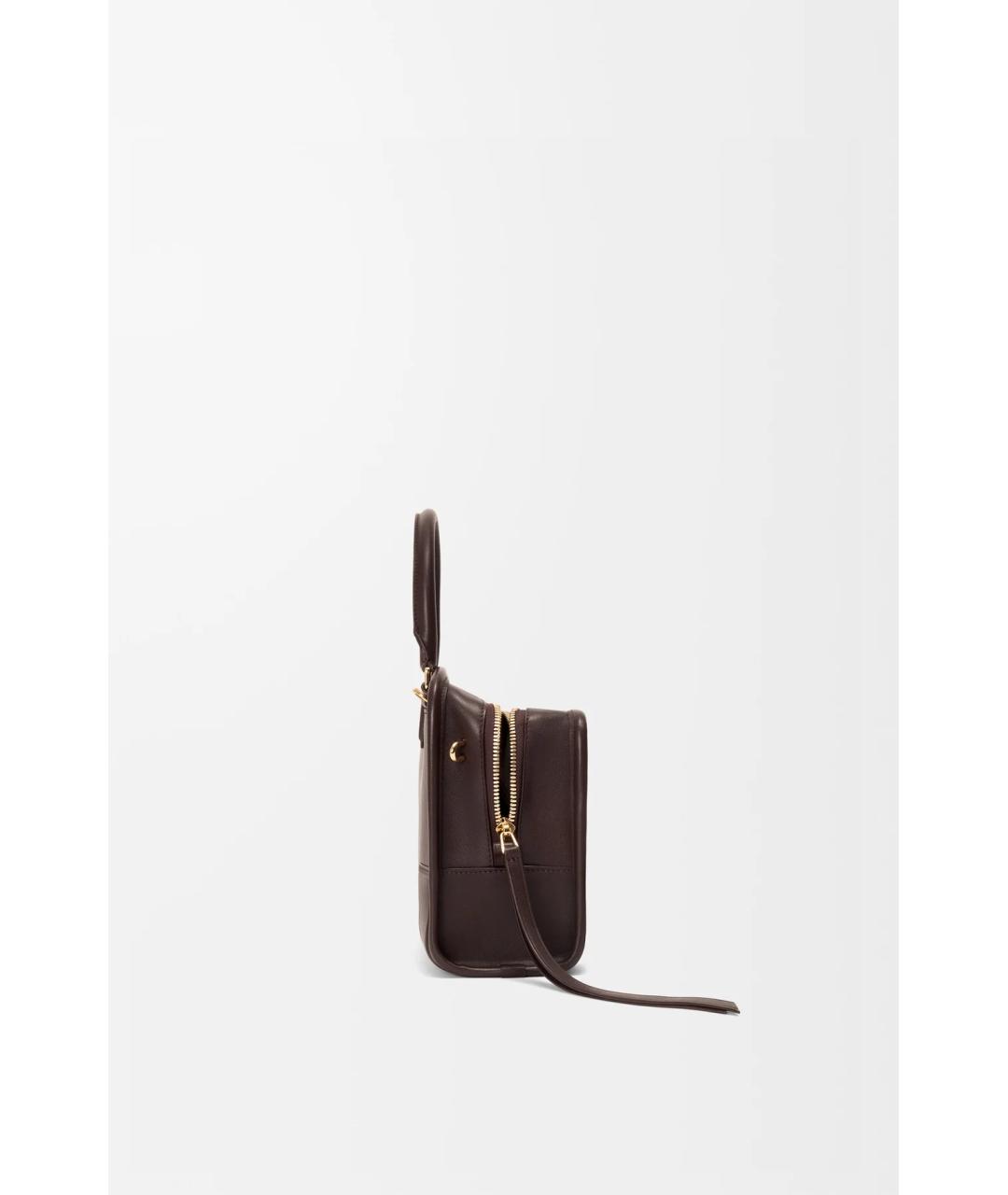 LOEWE Коричневая кожаная сумка тоут, фото 3