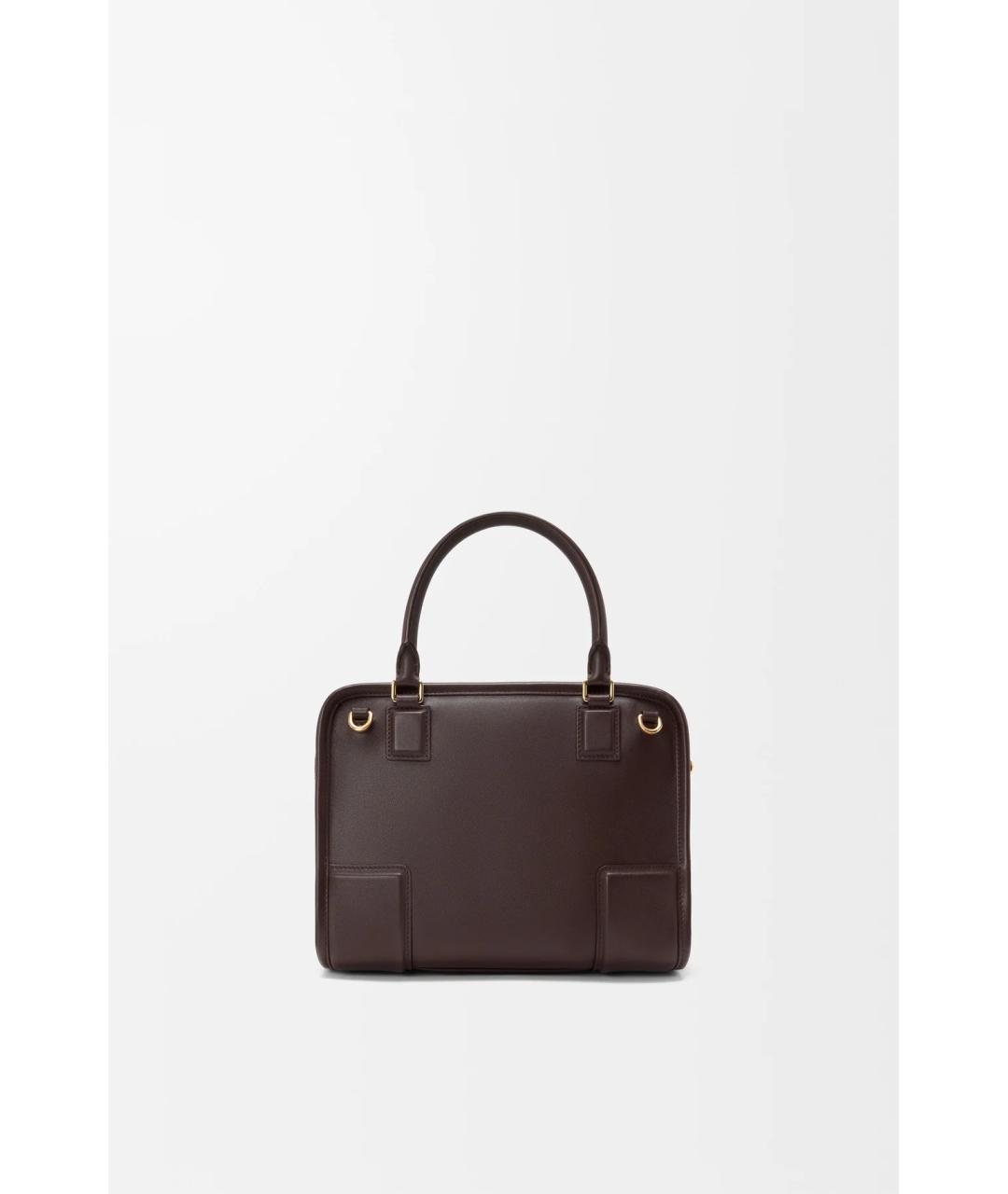 LOEWE Коричневая кожаная сумка тоут, фото 4