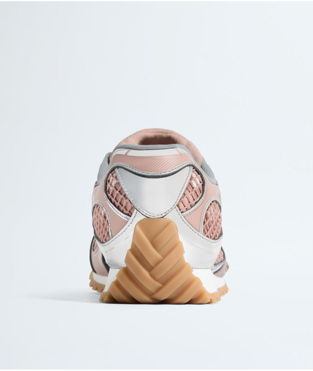 BOTTEGA VENETA Розовые синтетические кроссовки, фото 4
