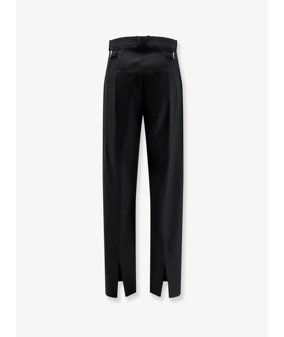 BOTTEGA VENETA Черные шерстяные классические брюки, фото 2