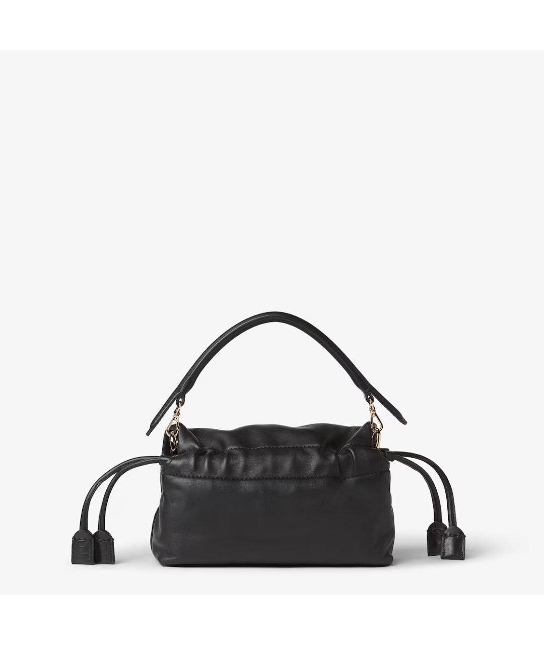 FENDI Черная кожаная сумка через плечо, фото 3