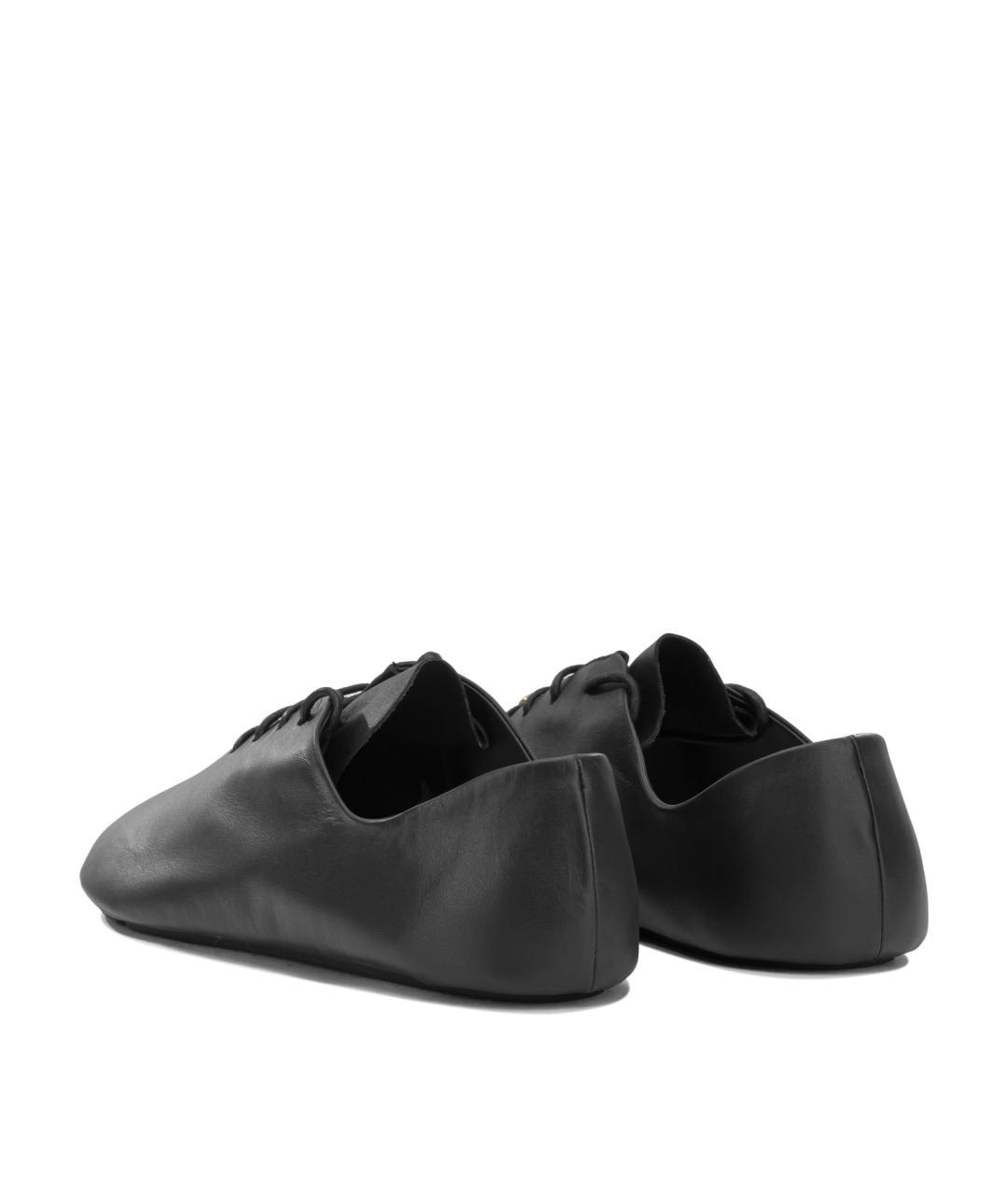 LOEWE Черные кожаные ботинки, фото 4