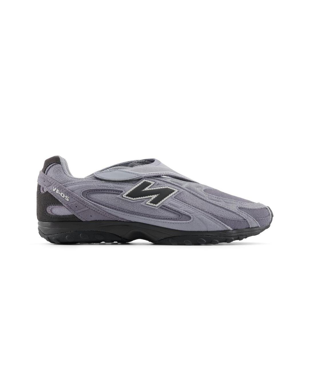 NEW BALANCE Серые кожаные кроссовки, фото 1