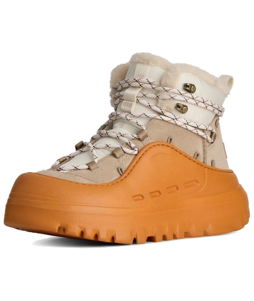 UGG Оранжевые замшевые высокие ботинки, фото 2
