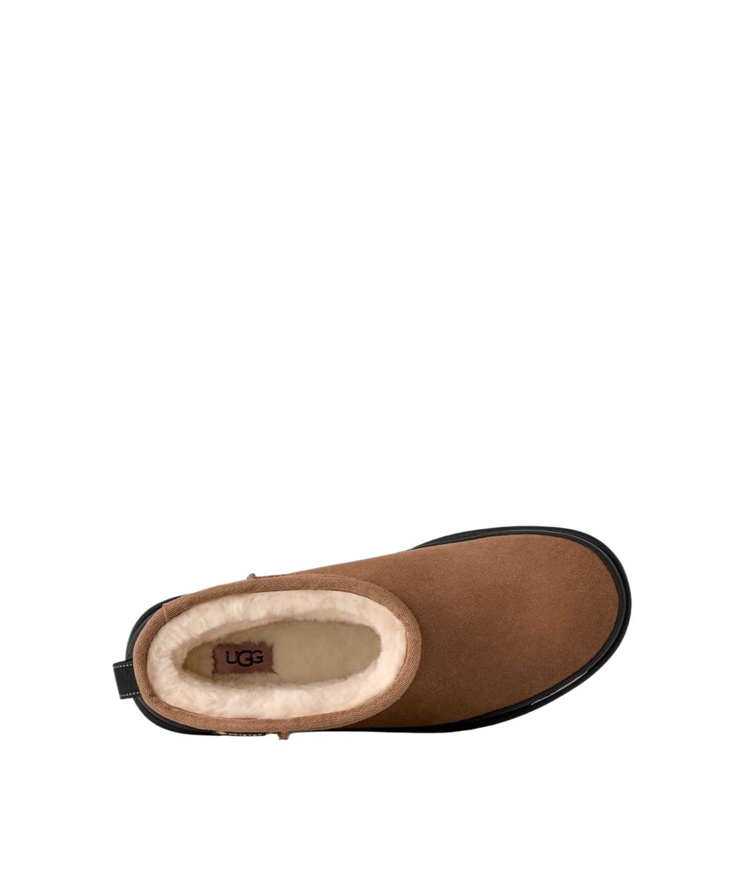 UGG Коричневые замшевые высокие ботинки, фото 5