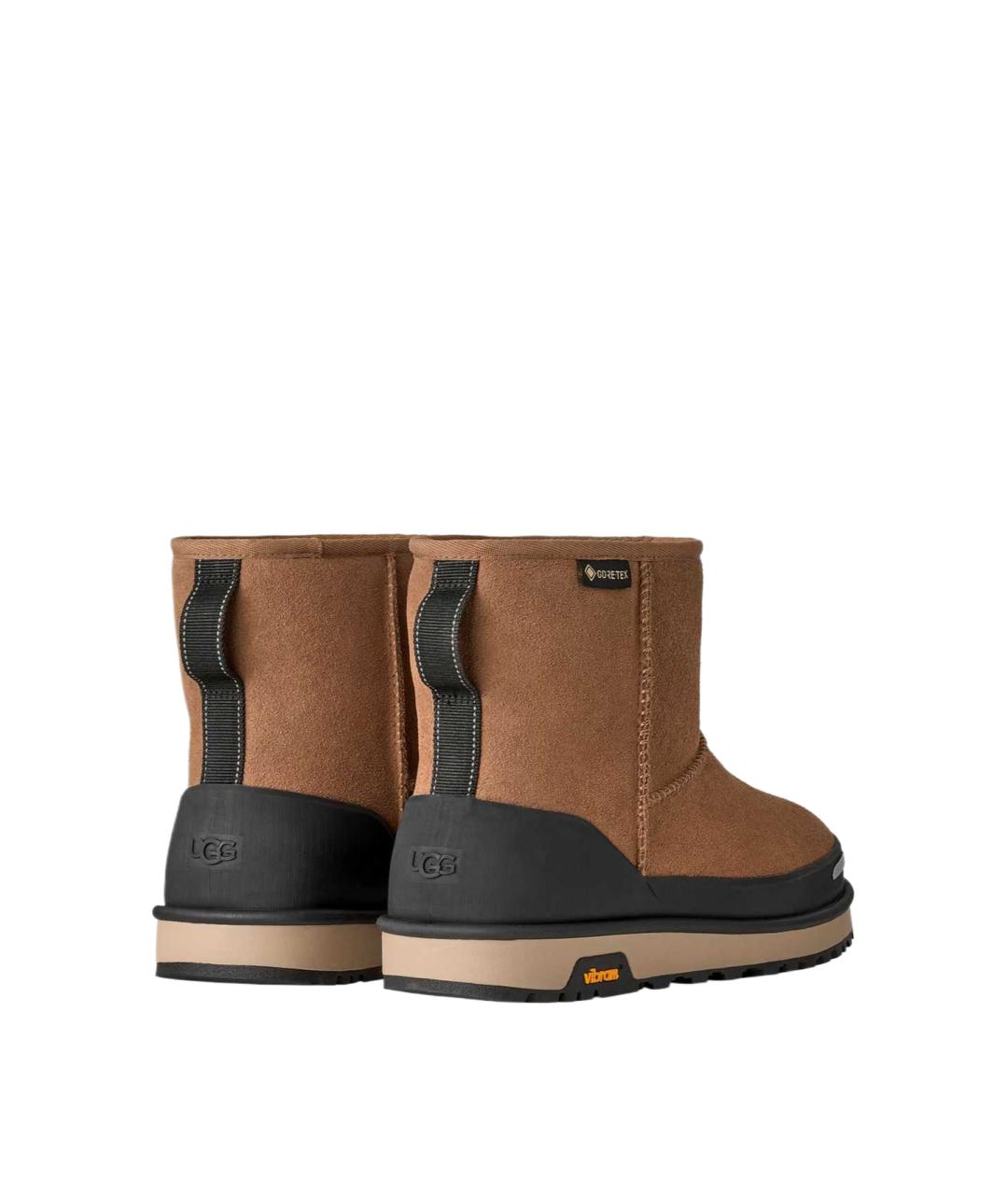 UGG Коричневые замшевые высокие ботинки, фото 4