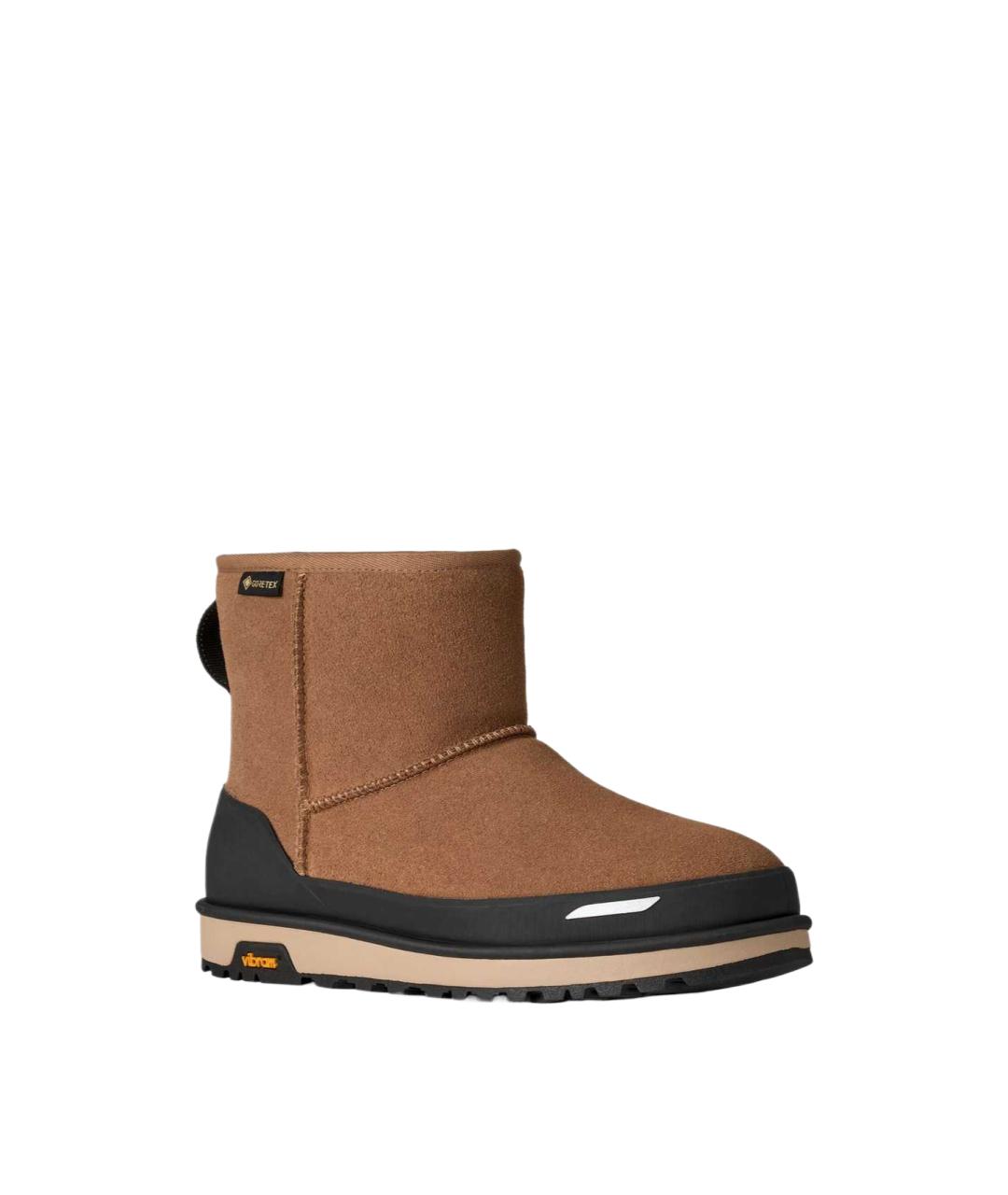 UGG Коричневые замшевые высокие ботинки, фото 3