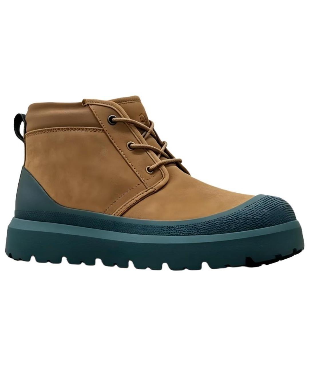 UGG Коричневые замшевые высокие ботинки, фото 1