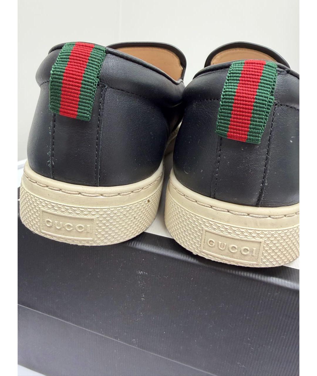 GUCCI Бежевые мокасины, фото 5