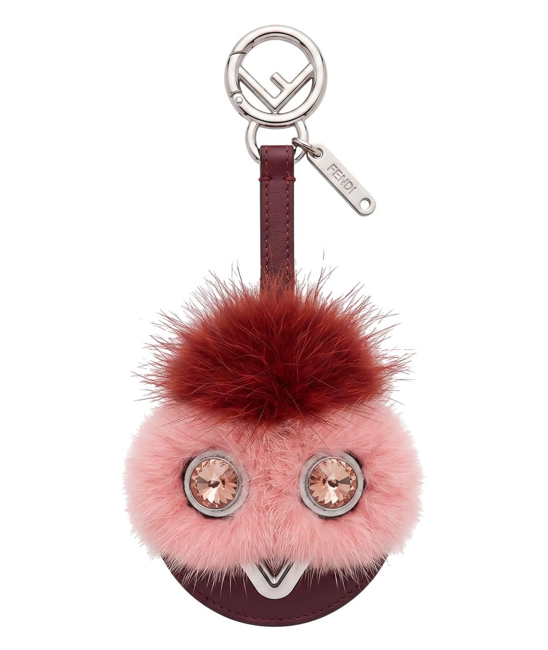 FENDI Розовый брелок, фото 1