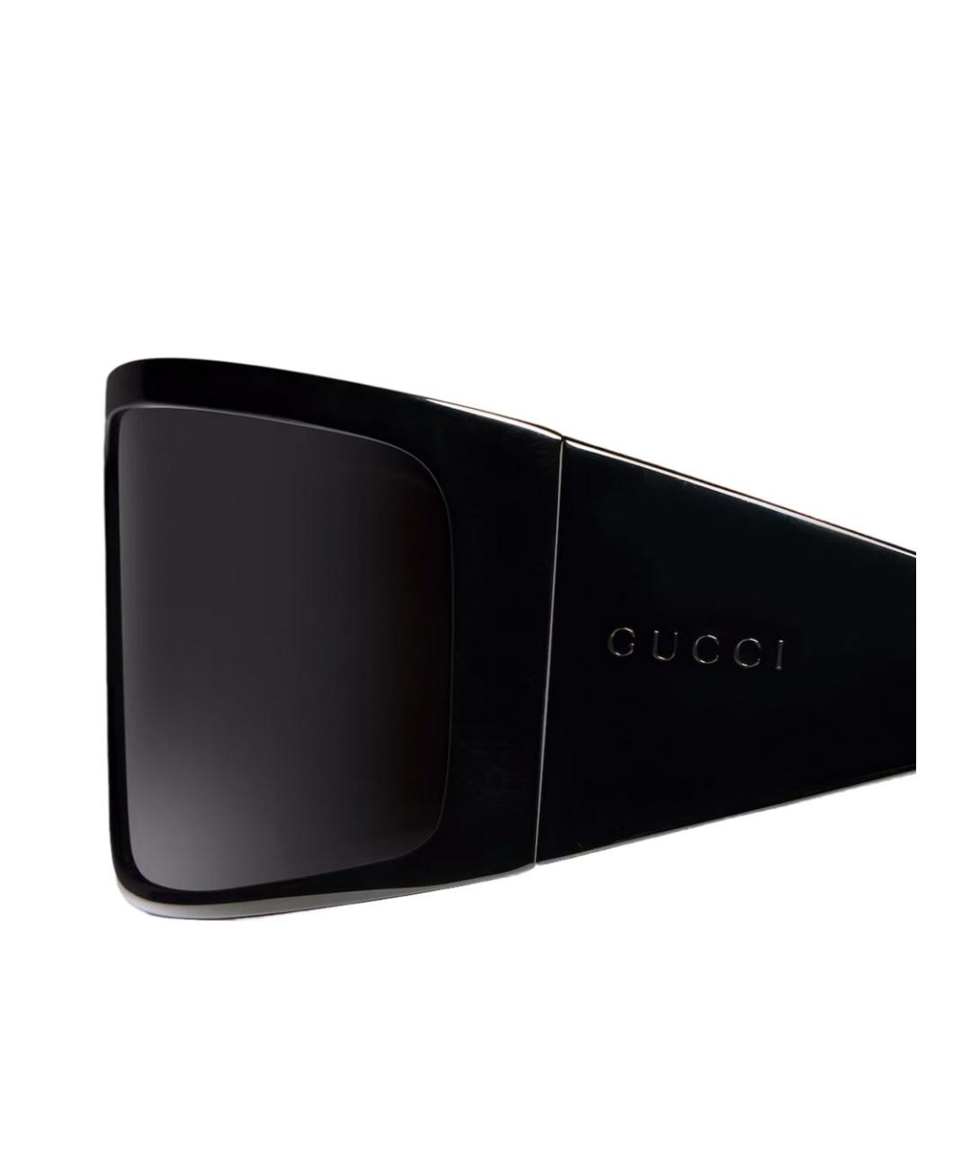 GUCCI Черные пластиковые солнцезащитные очки, фото 4