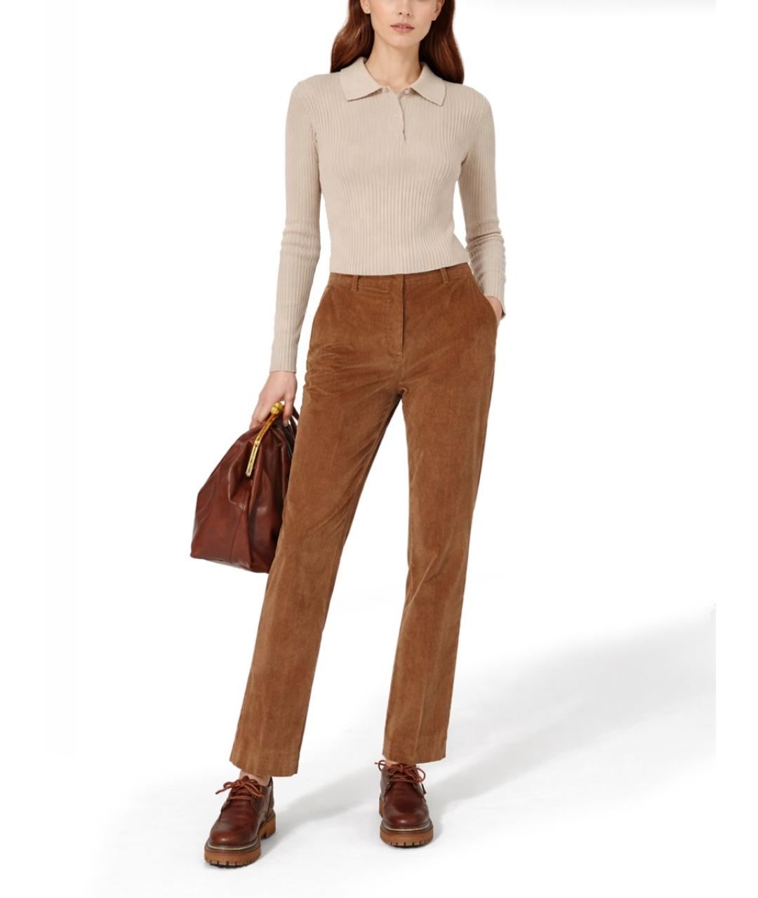 MAX MARA Бежевый кашемировый джемпер / свитер, фото 2