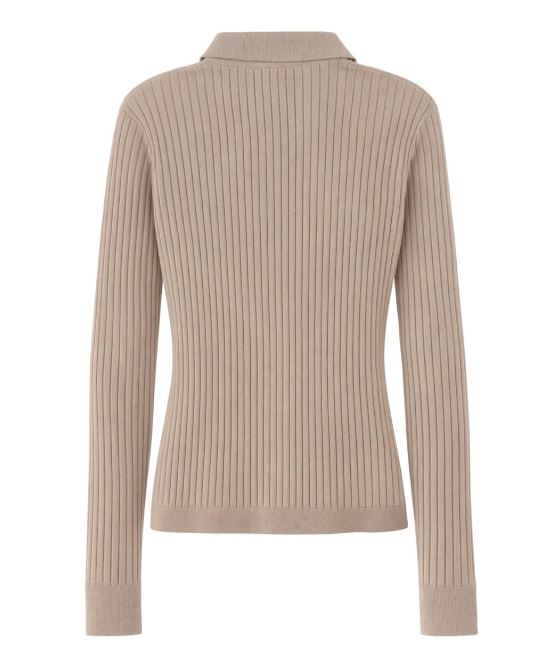 MAX MARA Бежевый кашемировый джемпер / свитер, фото 3