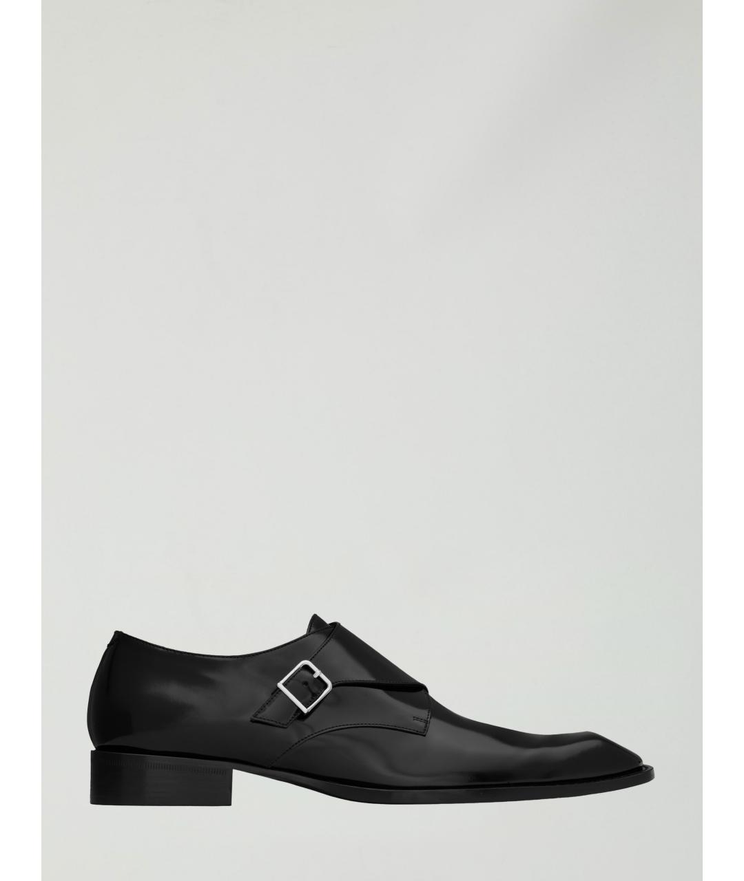 SAINT LAURENT Черные кожаные туфли, фото 4