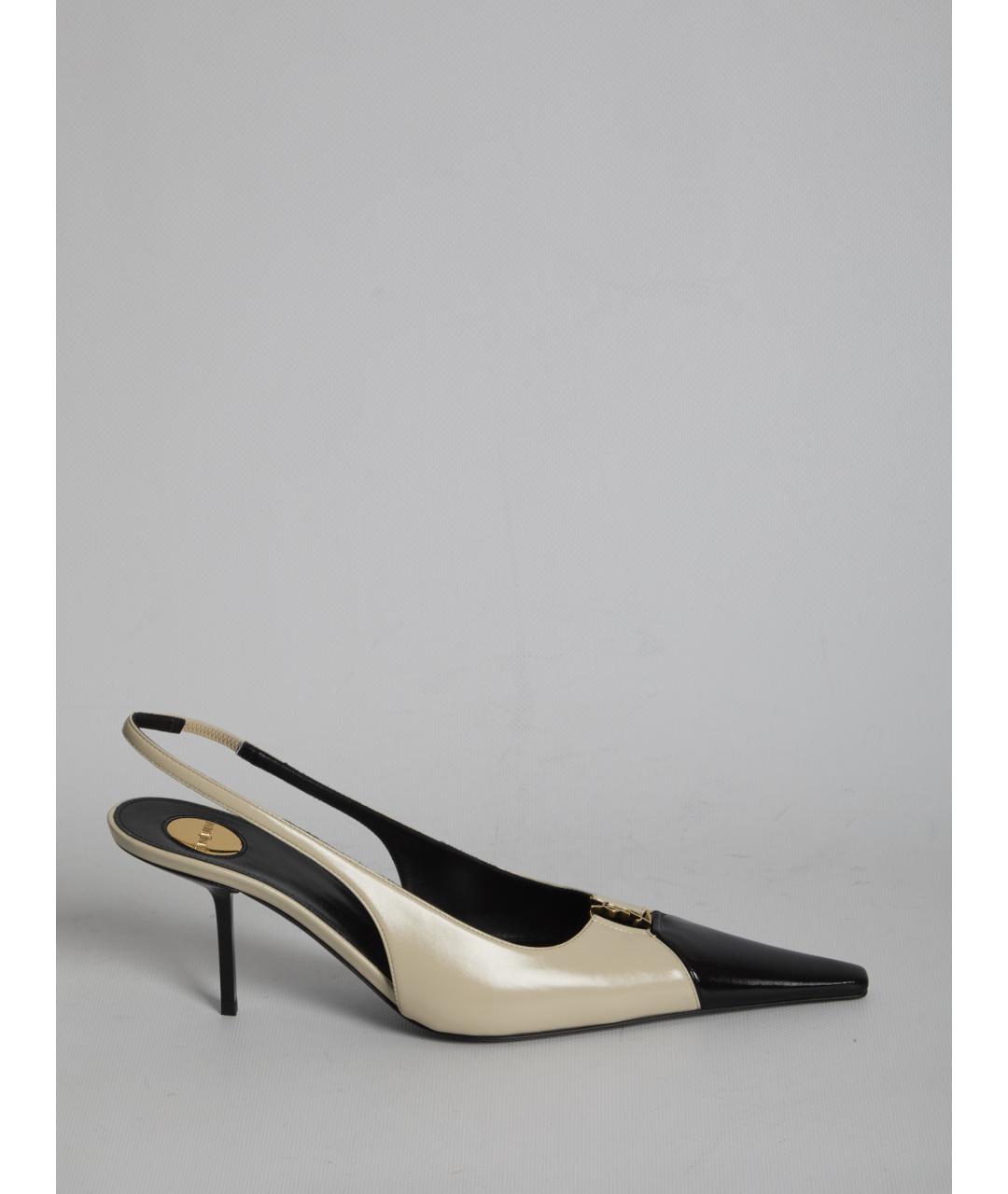 SAINT LAURENT Мульти кожаные туфли, фото 6