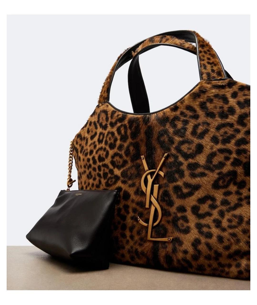 SAINT LAURENT Мульти кожаная сумка тоут, фото 3