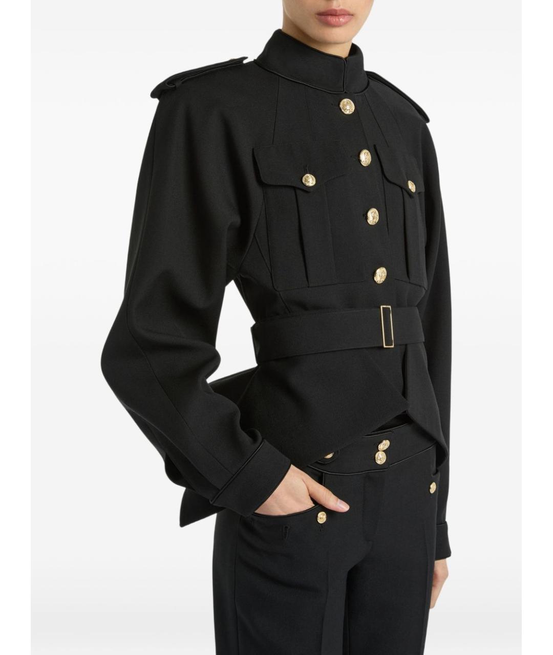 BALMAIN Черная шерстяная куртка, фото 4
