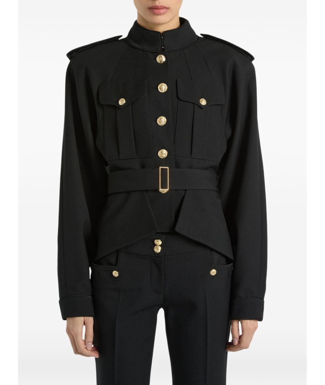 BALMAIN Черная шерстяная куртка, фото 2