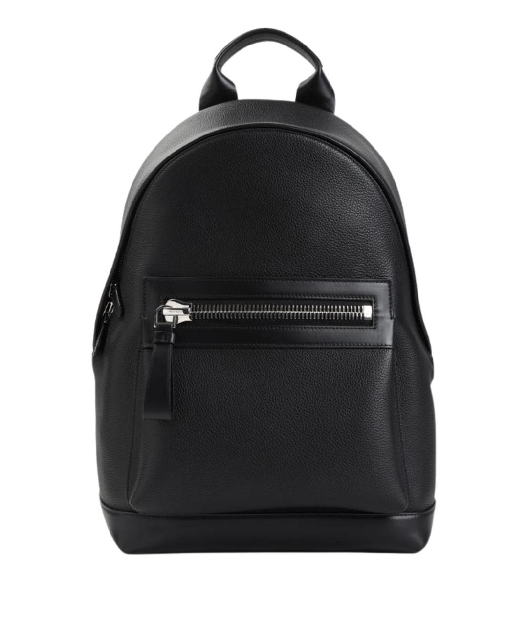 TOM FORD Черный кожаный рюкзак, фото 1