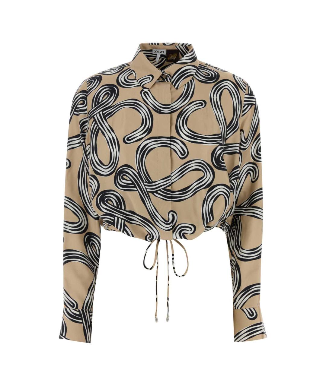 LOEWE Мульти шелковая рубашка, фото 1