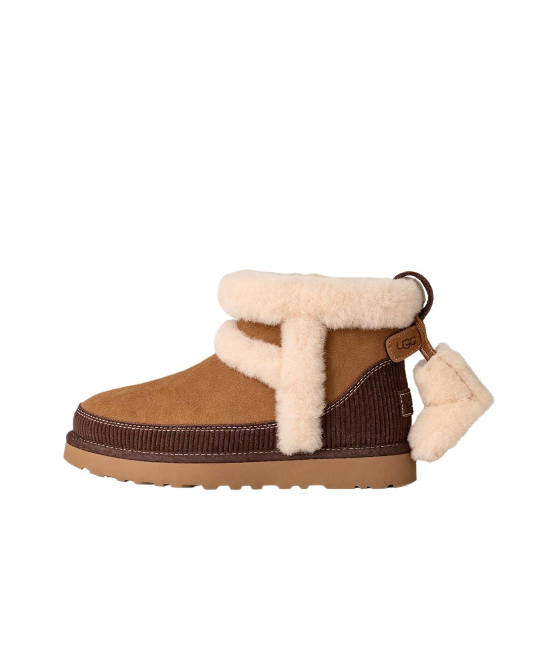 UGG Коричневые замшевые ботинки, фото 2