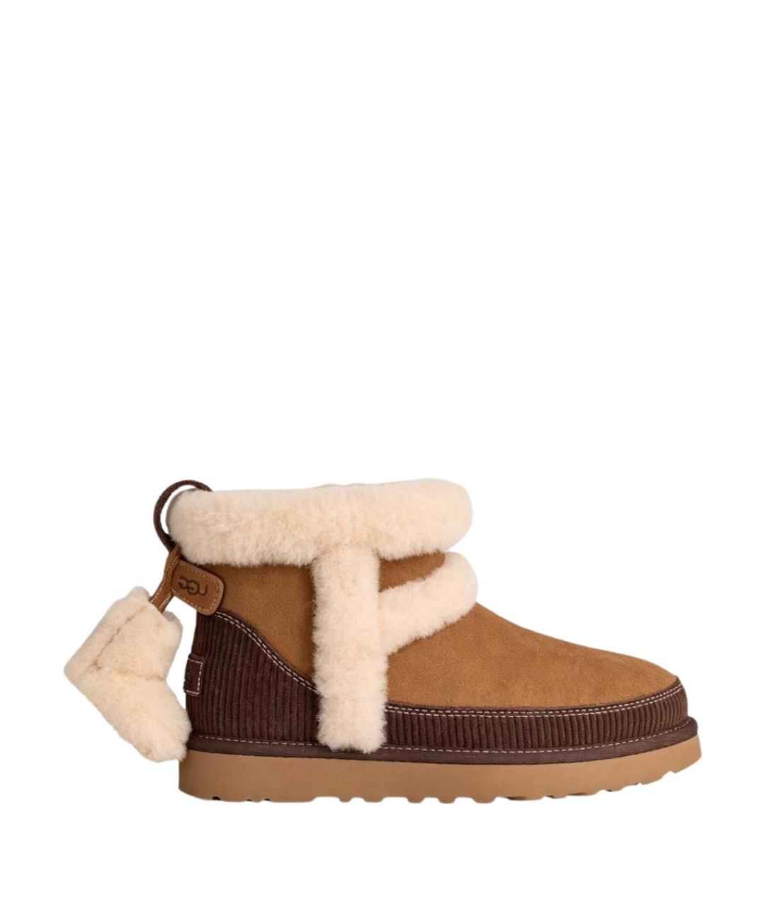 UGG Коричневые замшевые ботинки, фото 1