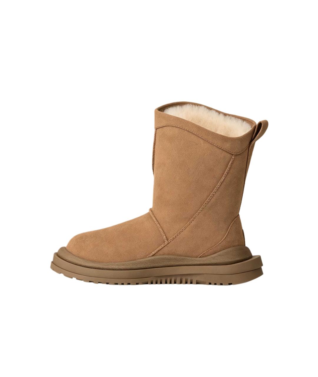 UGG Коричневые замшевые высокие ботинки, фото 2