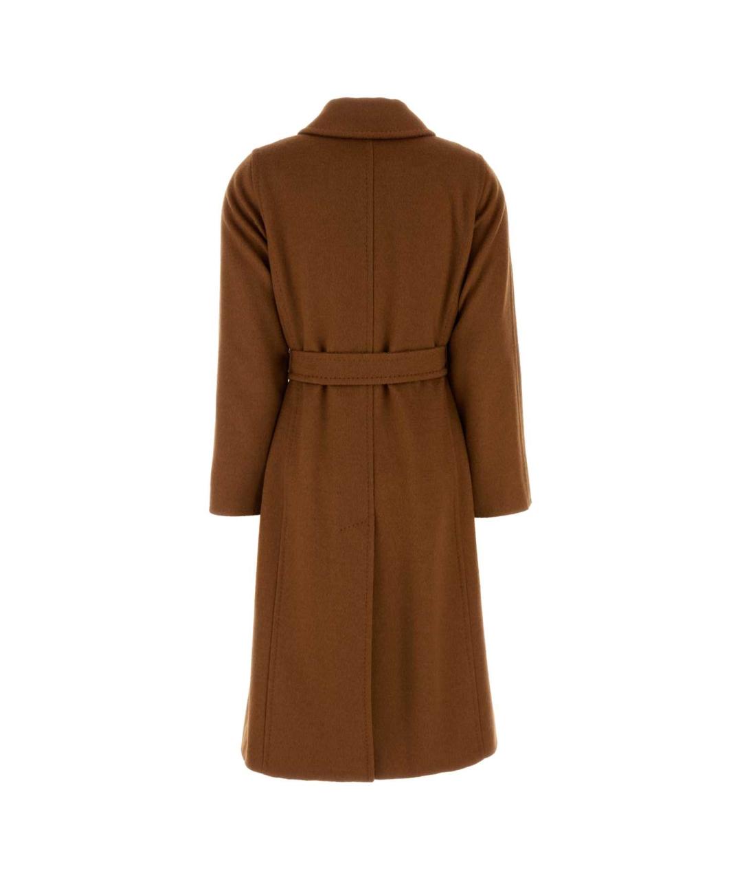 MAX MARA Коричневое кашемировое пальто, фото 2