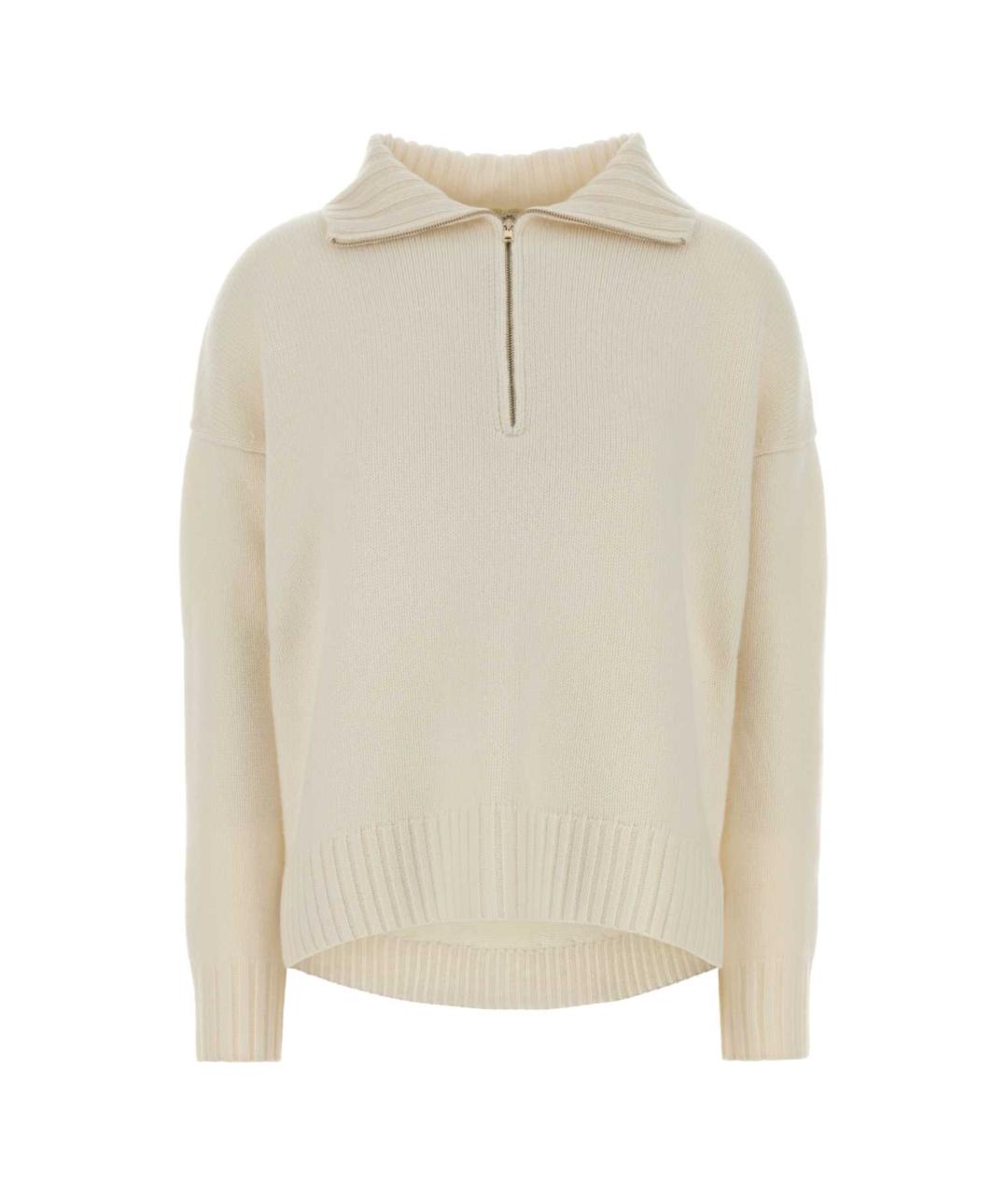 MAX MARA Белый кашемировый джемпер / свитер, фото 1