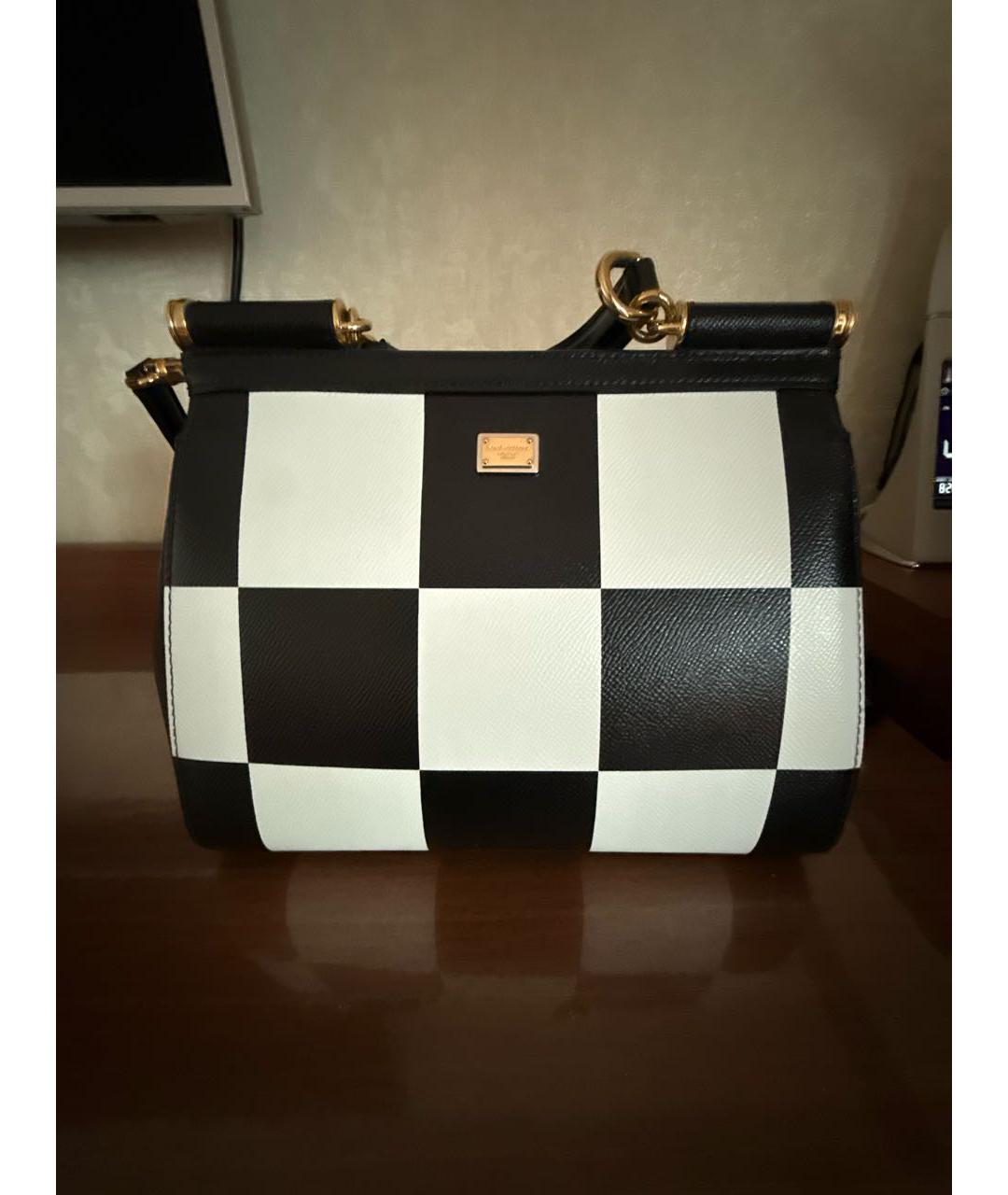 DOLCE&GABBANA Мульти кожаная сумка с короткими ручками, фото 3