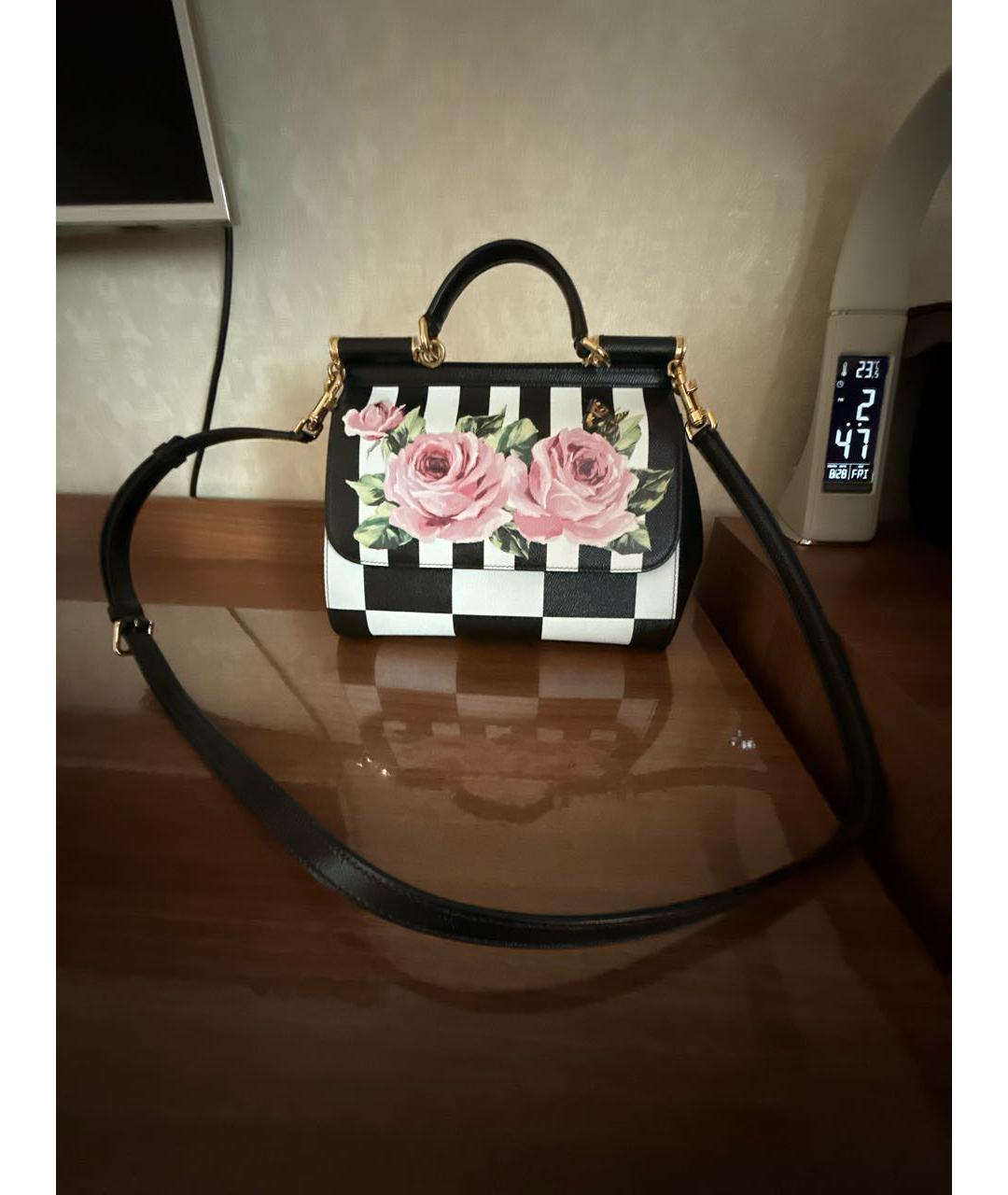 DOLCE&GABBANA Мульти кожаная сумка с короткими ручками, фото 9