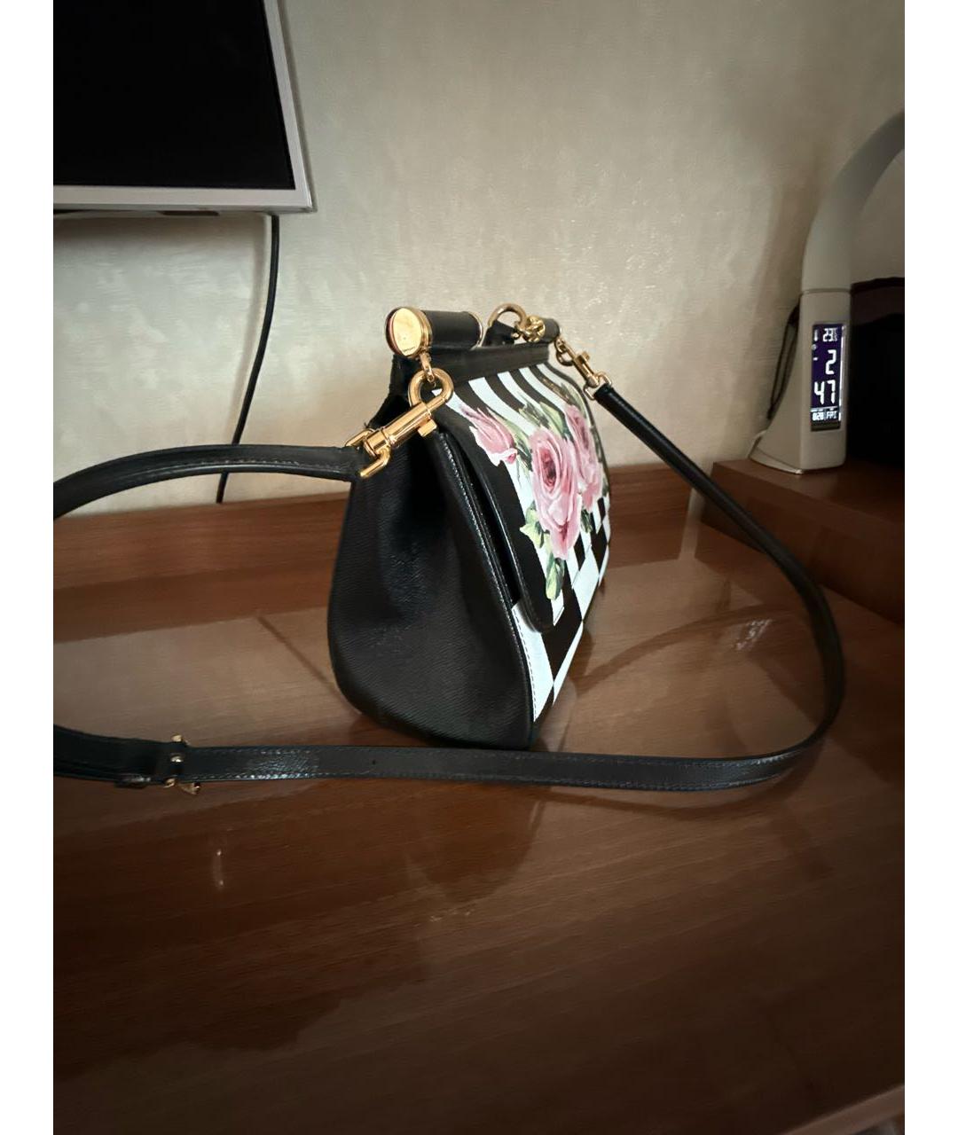 DOLCE&GABBANA Мульти кожаная сумка с короткими ручками, фото 2