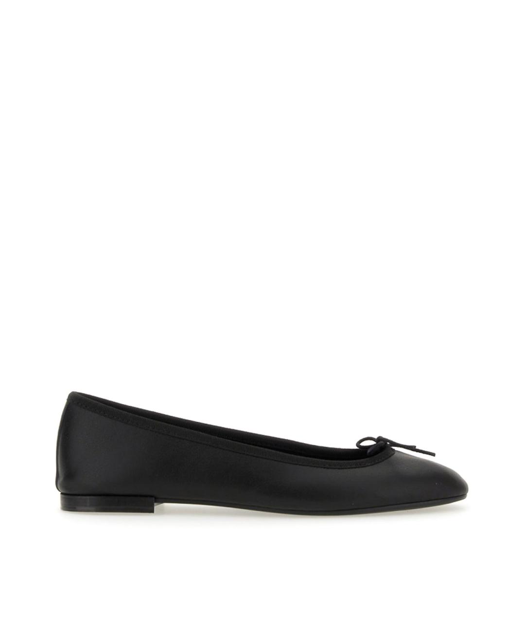 REPETTO Черные текстильные балетки, фото 1