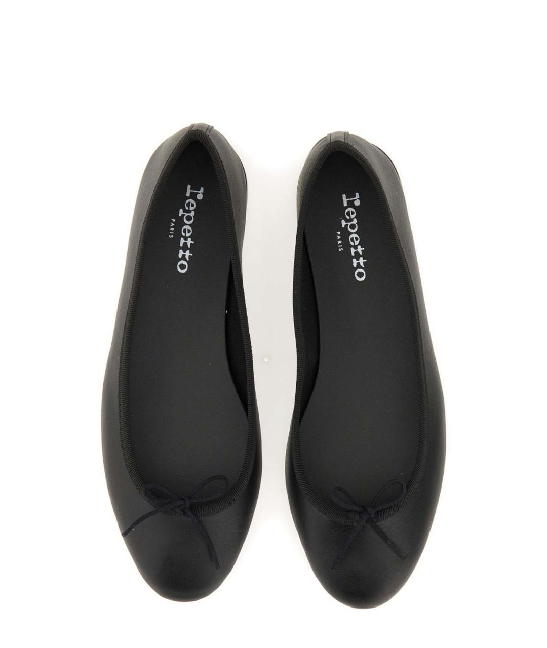 REPETTO Черные текстильные балетки, фото 5