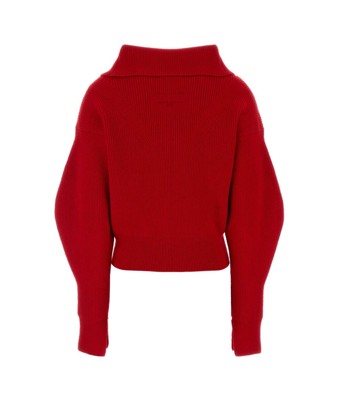 GIVENCHY Красный кашемировый джемпер / свитер, фото 2