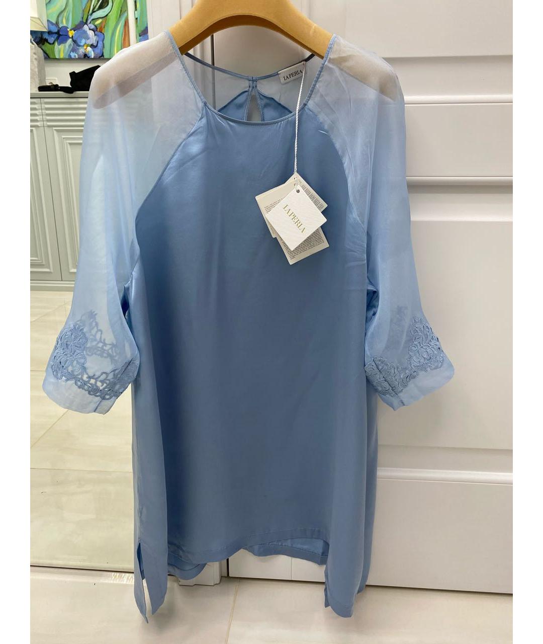 LA PERLA Голубая пижамы и сорочки, фото 5