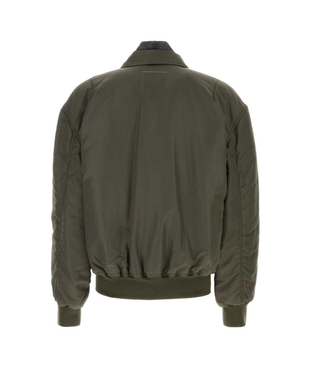 MM6 MAISON MARGIELA Зеленая полиамидовая куртка, фото 2