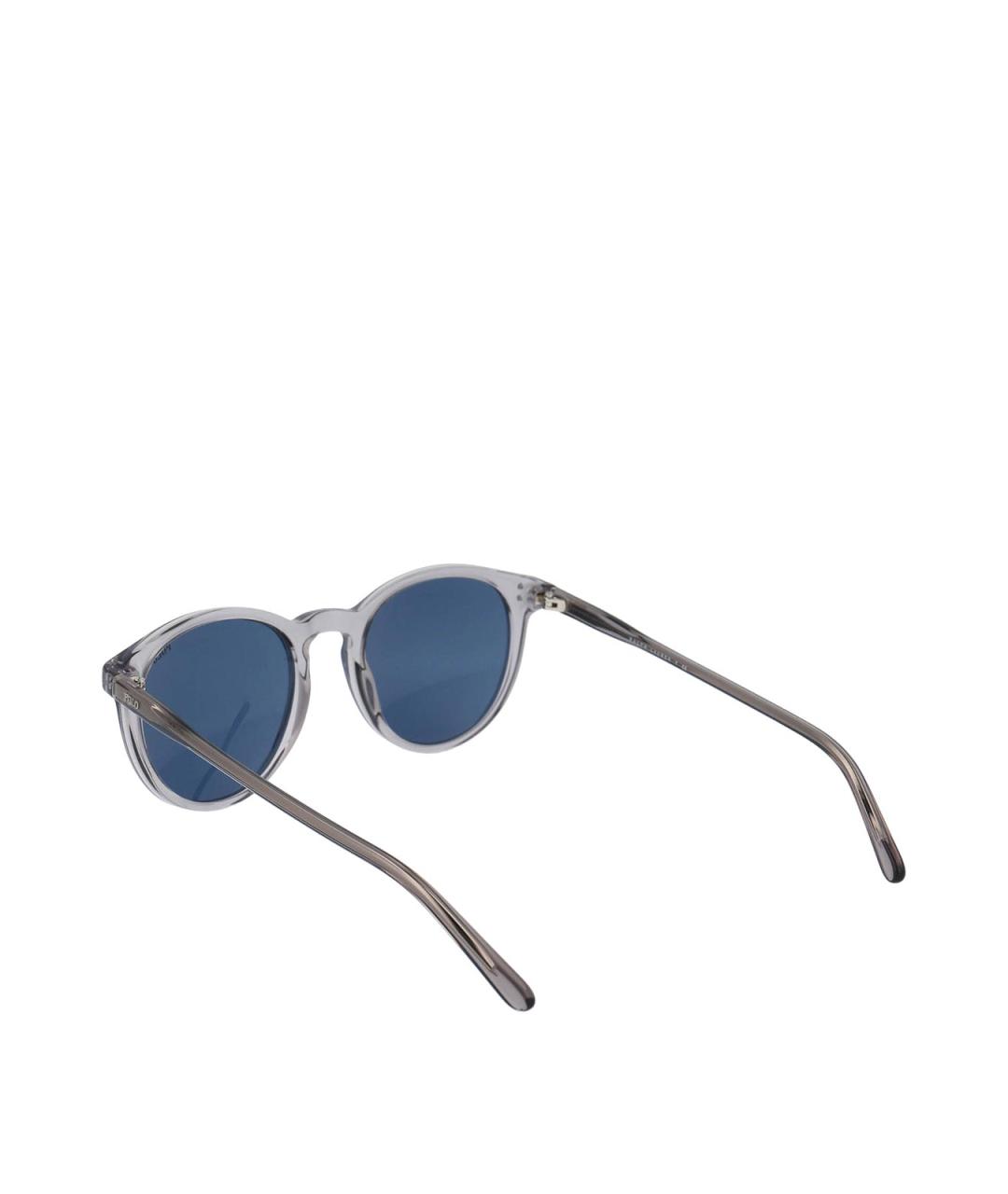 POLO RALPH LAUREN Серые пластиковые солнцезащитные очки, фото 4