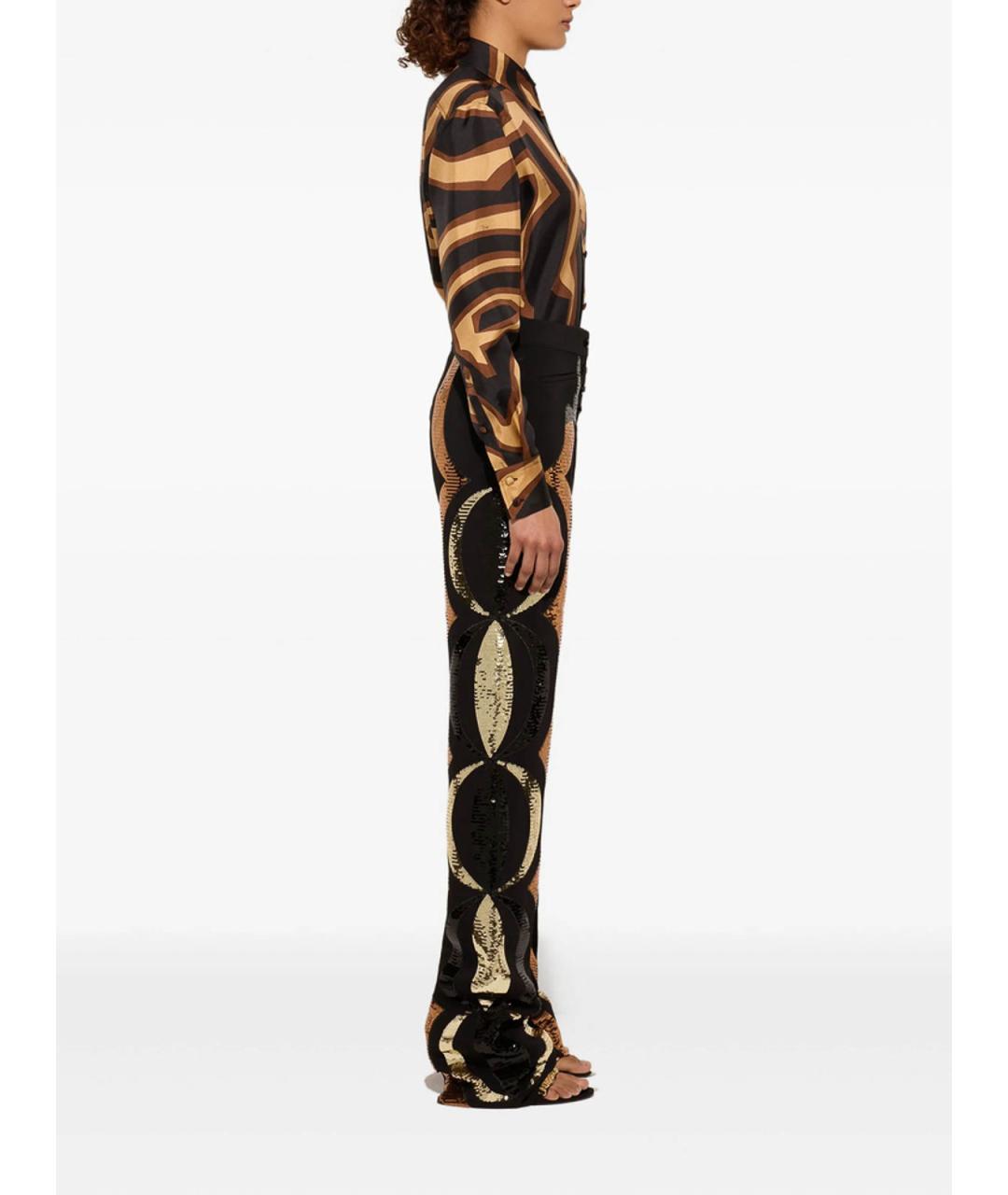 EMILIO PUCCI Черная шелковая рубашка, фото 4