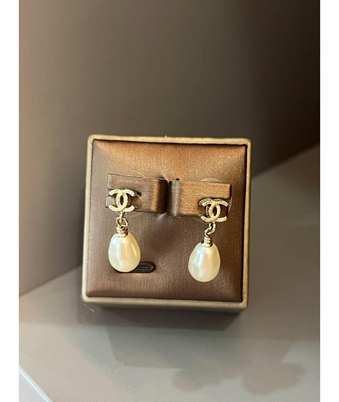 CHANEL Серебряные серьги, фото 3
