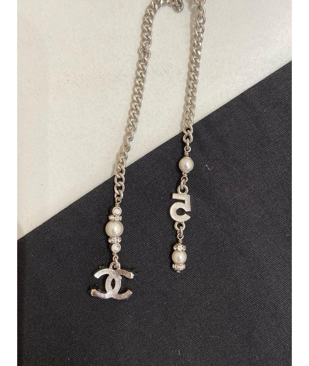 CHANEL Серебряное колье, фото 5