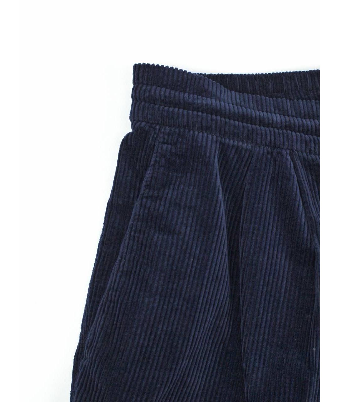 BRUNELLO CUCINELLI Темно-синие хлопковые повседневные брюки, фото 4