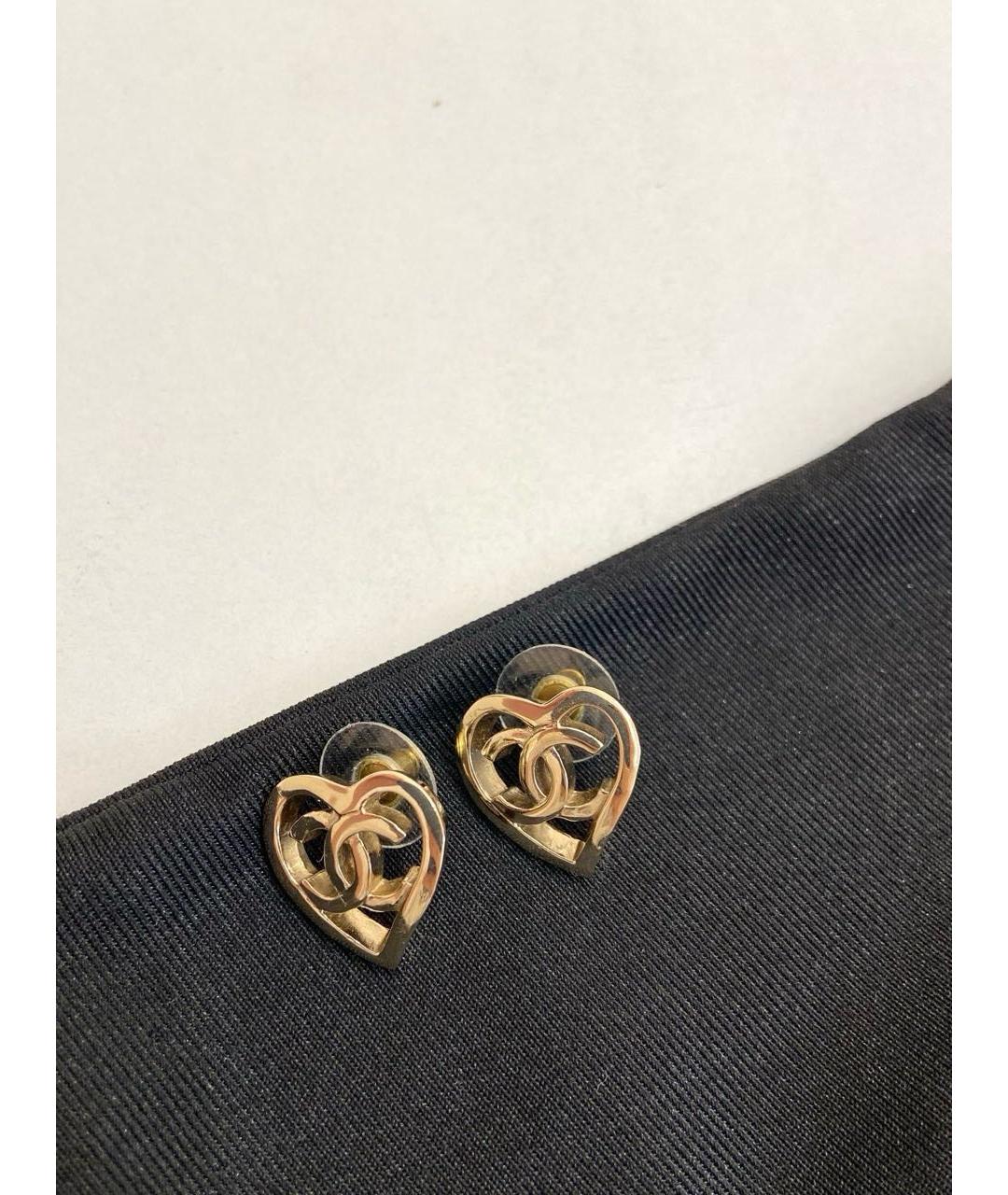 CHANEL Золотые серьги, фото 2