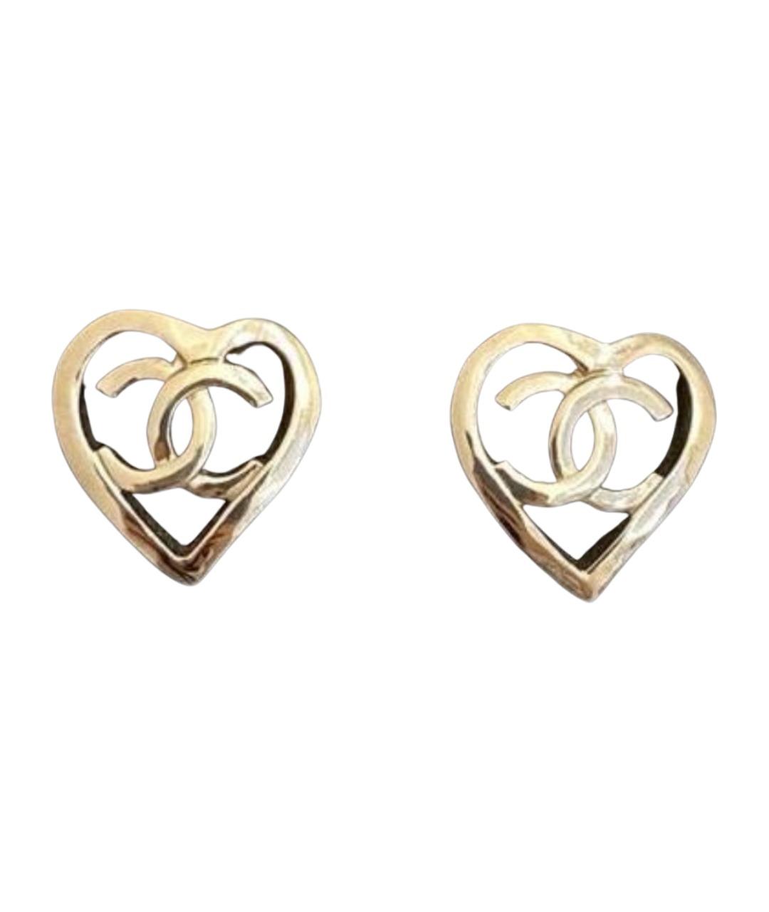 CHANEL Золотые серьги, фото 1