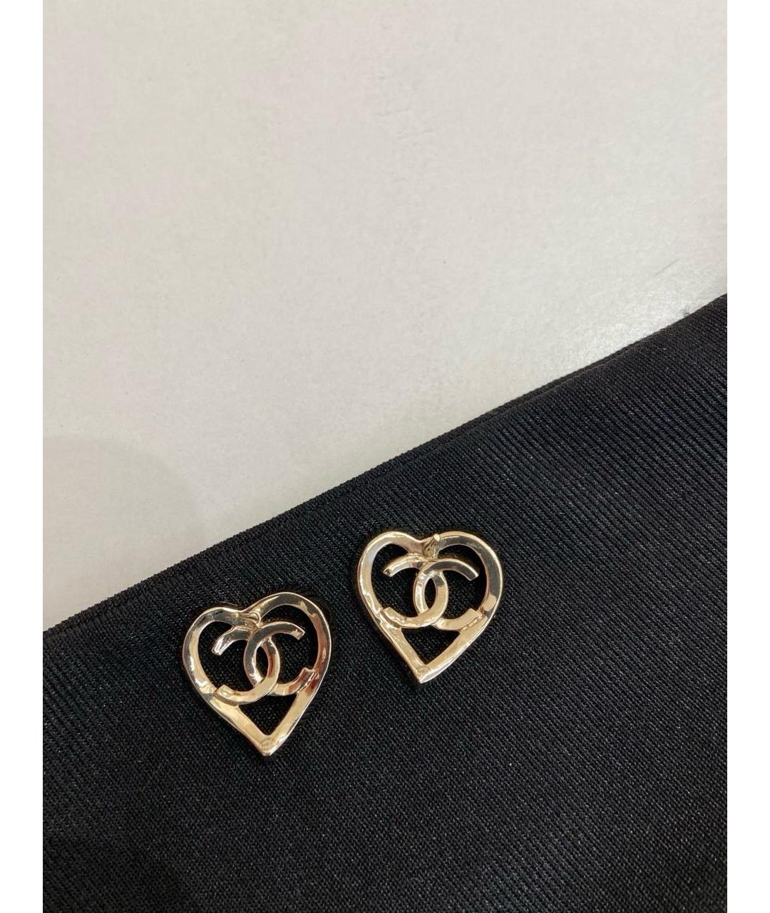 CHANEL Золотые серьги, фото 3