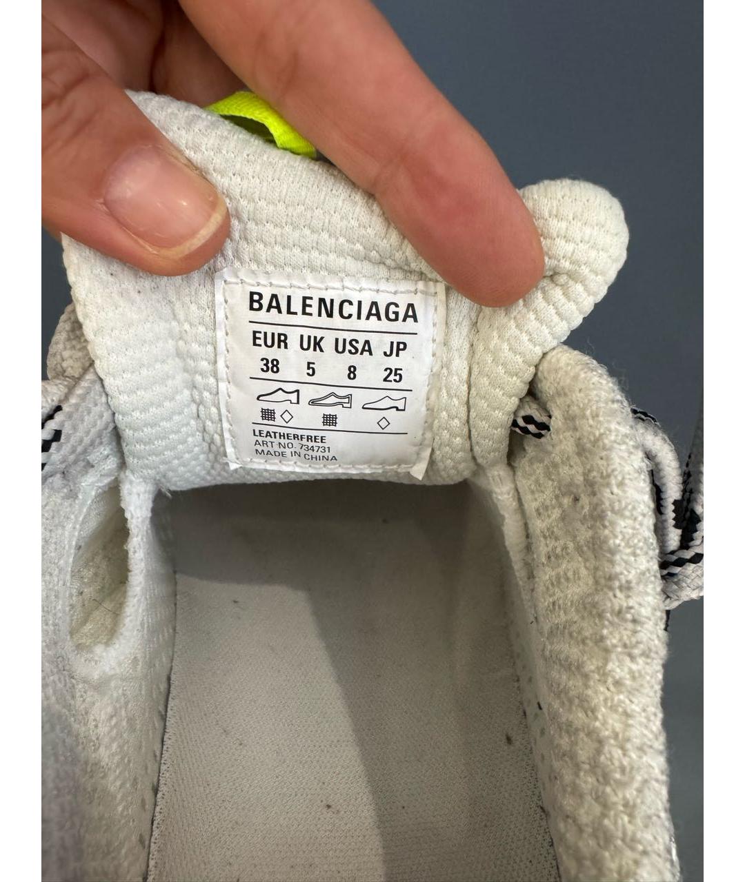 BALENCIAGA Мульти кожаные кроссовки, фото 7