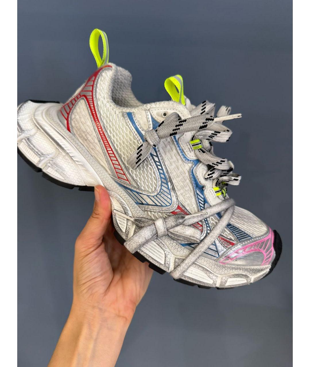 BALENCIAGA Мульти кожаные кроссовки, фото 8